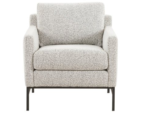 Knoll Domino Fabric with Carbon Ebony Iron | Vanna Chair | Valley Ridge Furniture