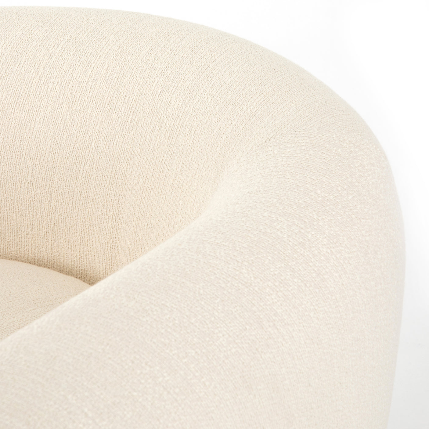 Kerbey Ivory Fabric with Distressed Natural Parawood | Lyla Chair | Valley Ridge Furniture