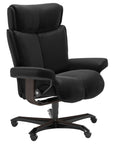 Paloma Leather Black M and Wenge Base | Stressless Magic Home Office Chair | Valley Ridge Furniture