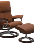 Paloma Leather New Cognac M/L & Brown Base | Stressless Admiral Signature Recliner | Valley Ridge Furniture