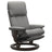 Paloma Leather Silver Grey M/L & Wenge Base | Stressless Admiral Classic Power Recliner | Valley Ridge Furniture