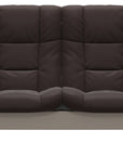 Paloma Leather Chocolate and Whitewash Base | Stressless Buckingham 2-Seater High Back Sofa | Valley Ridge Furniture