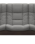 Paloma Leather Silver Grey and Wenge Base | Stressless Buckingham 3-Seater High Back Sofa | Valley Ridge Furniture