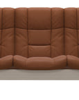 Paloma Leather New Cognac and Whitewash Base | Stressless Buckingham 3-Seater High Back Sofa | Valley Ridge Furniture