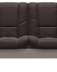Paloma Leather Chocolate and Whitewash Base | Stressless Windsor 2-Seater Low Back Sofa | Valley Ridge Furniture