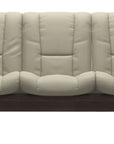 Paloma Leather Light Grey and Wenge Base | Stressless Windsor 3-Seater Low Back Sofa | Valley Ridge Furniture