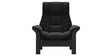 Paloma Leather Black and Grey Base | Stressless Windsor High Back Chair | Valley Ridge Furniture