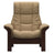 Paloma Leather Sand and Brown Base | Stressless Windsor High Back Chair | Valley Ridge Furniture