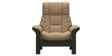 Paloma Leather Sand and Grey Base | Stressless Windsor High Back Chair | Valley Ridge Furniture
