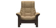 Paloma Leather Sand and Wenge Base | Stressless Windsor High Back Chair | Valley Ridge Furniture