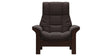 Paloma Leather Chocolate and Brown Base | Stressless Windsor High Back Chair | Valley Ridge Furniture