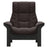 Paloma Leather Chocolate and Grey Base | Stressless Windsor High Back Chair | Valley Ridge Furniture