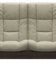 Paloma Leather Light Grey and Wenge Base | Stressless Windsor 2-Seater High Back Sofa | Valley Ridge Furniture