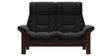 Paloma Leather Black and Brown Base | Stressless Windsor 2-Seater High Back Sofa | Valley Ridge Furniture