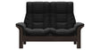 Paloma Leather Black and Wenge Base | Stressless Windsor 2-Seater High Back Sofa | Valley Ridge Furniture