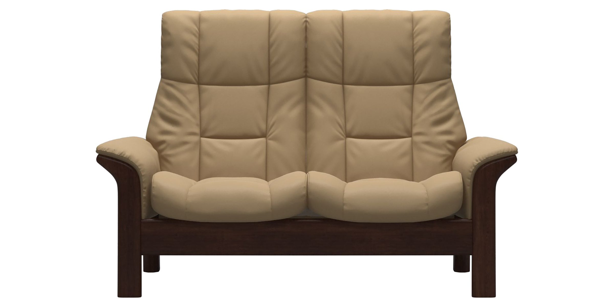 High back leather loveseat discount
