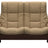 Paloma Leather Sand and Brown Base | Stressless Windsor 2-Seater High Back Sofa | Valley Ridge Furniture