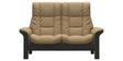 Paloma Leather Sand and Grey Base | Stressless Windsor 2-Seater High Back Sofa | Valley Ridge Furniture