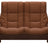 Paloma Leather New Cognac and Brown Base | Stressless Windsor 2-Seater High Back Sofa | Valley Ridge Furniture