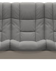 Paloma Leather Silver Grey and Whitewash Base | Stressless Windsor 3-Seater High Back Sofa | Valley Ridge Furniture