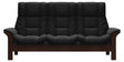 Paloma Leather Black and Brown Base | Stressless Windsor 3-Seater High Back Sofa | Valley Ridge Furniture