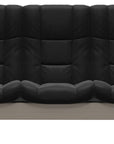 Paloma Leather Black and Whitewash Base | Stressless Windsor 3-Seater High Back Sofa | Valley Ridge Furniture