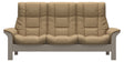 Paloma Leather Sand and Whitewash Base | Stressless Windsor 3-Seater High Back Sofa | Valley Ridge Furniture
