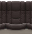 Paloma Leather Chocolate and Whitewash Base | Stressless Windsor 3-Seater High Back Sofa | Valley Ridge Furniture