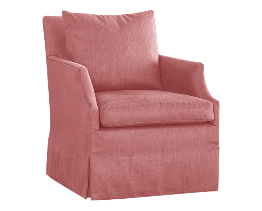 Pendleton Fabric Poppy | Lee Industries 1201 Chair | Valley Ridge Furniture