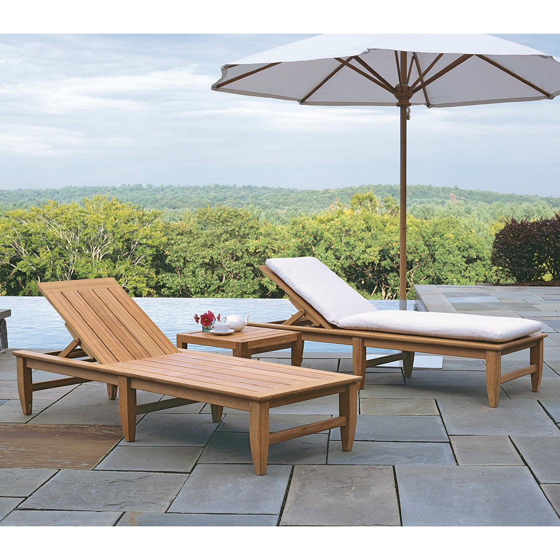 Chaise | Kingsley Bate Amalfi Collection | Valley Ridge Furniture