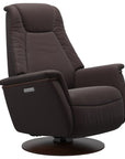 Paloma Leather Chocolate S/M/L & Brown Base/Arm Trim | Stressless Max Recliner | Valley Ridge Furniture