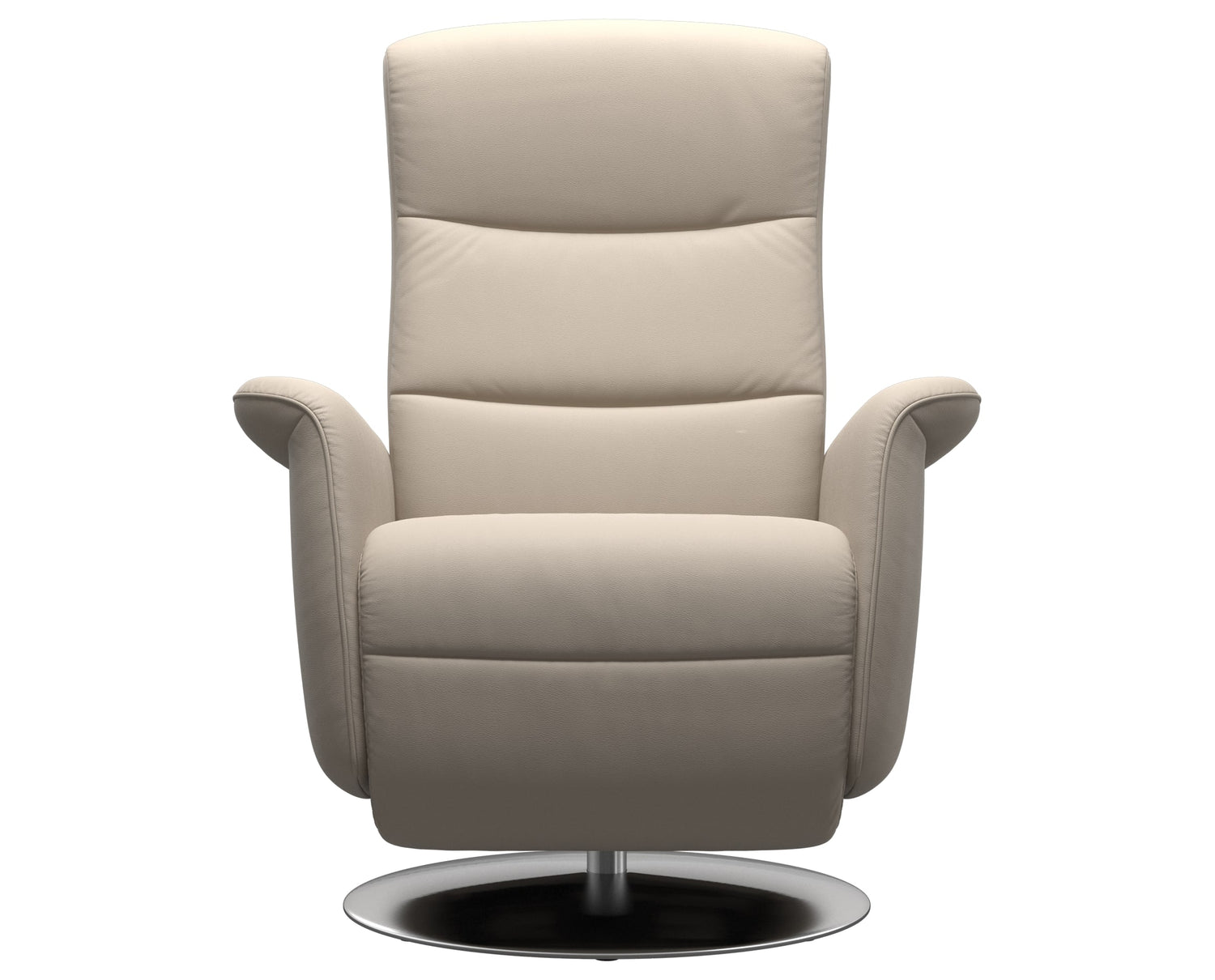 Paloma Leather Fog S/M/L & Steel Base | Stressless Mike Recliner | Valley Ridge Furniture