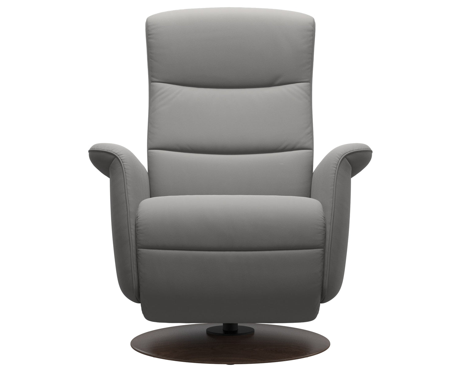 Paloma Leather Silver Grey S/M/L & Wenge Base | Stressless Mike Recliner | Valley Ridge Furniture