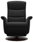 Paloma Leather Black S/M/L and Brown Base | Stressless Mike Recliner | Valley Ridge Furniture