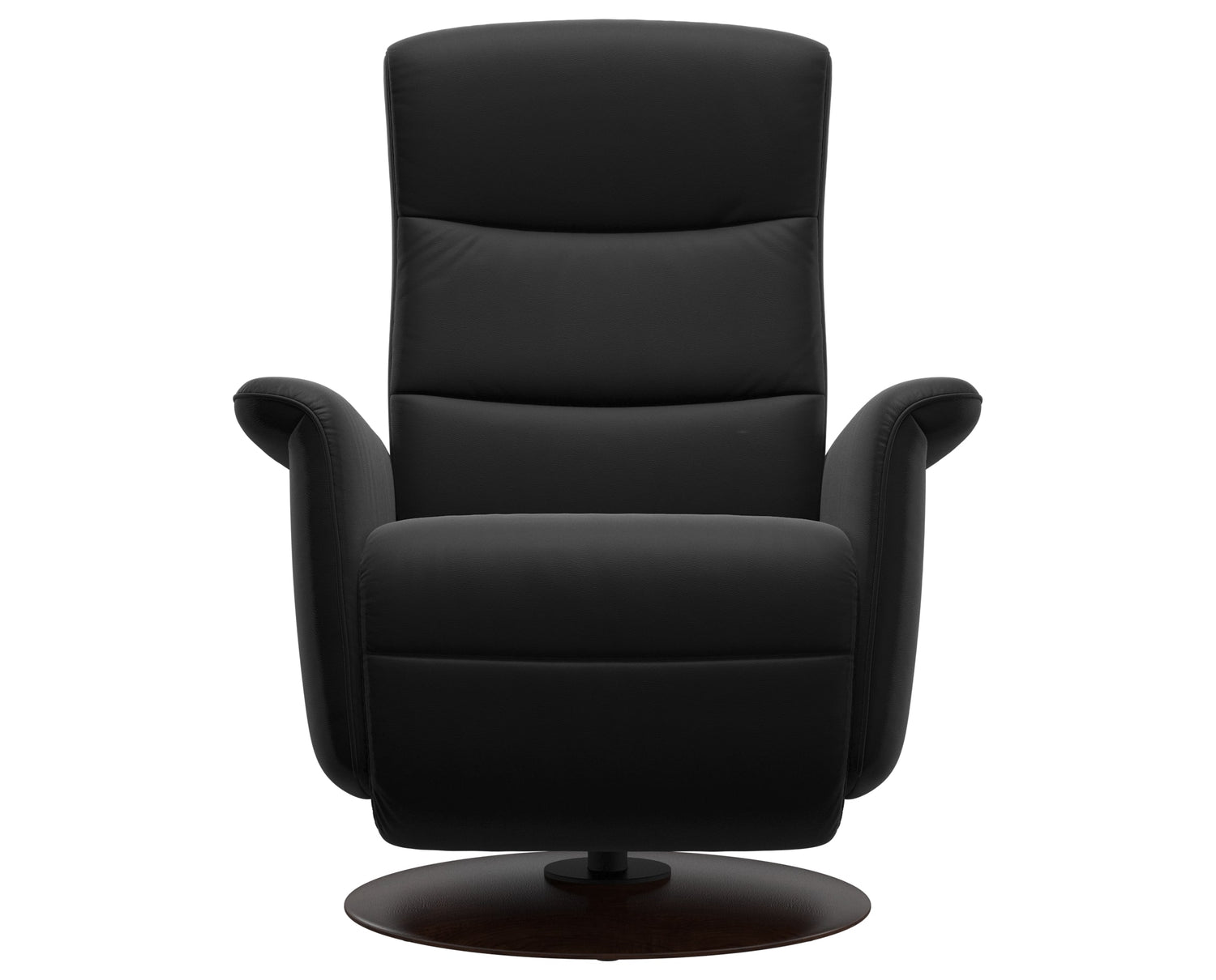 Paloma Leather Black S/M/L & Brown Base | Stressless Mike Recliner | Valley Ridge Furniture