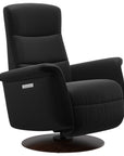 Paloma Leather Black S/M/L and Brown Base | Stressless Mike Recliner | Valley Ridge Furniture