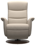 Paloma Leather Fog S/M/L and Wenge Base | Stressless Mike Recliner | Valley Ridge Furniture