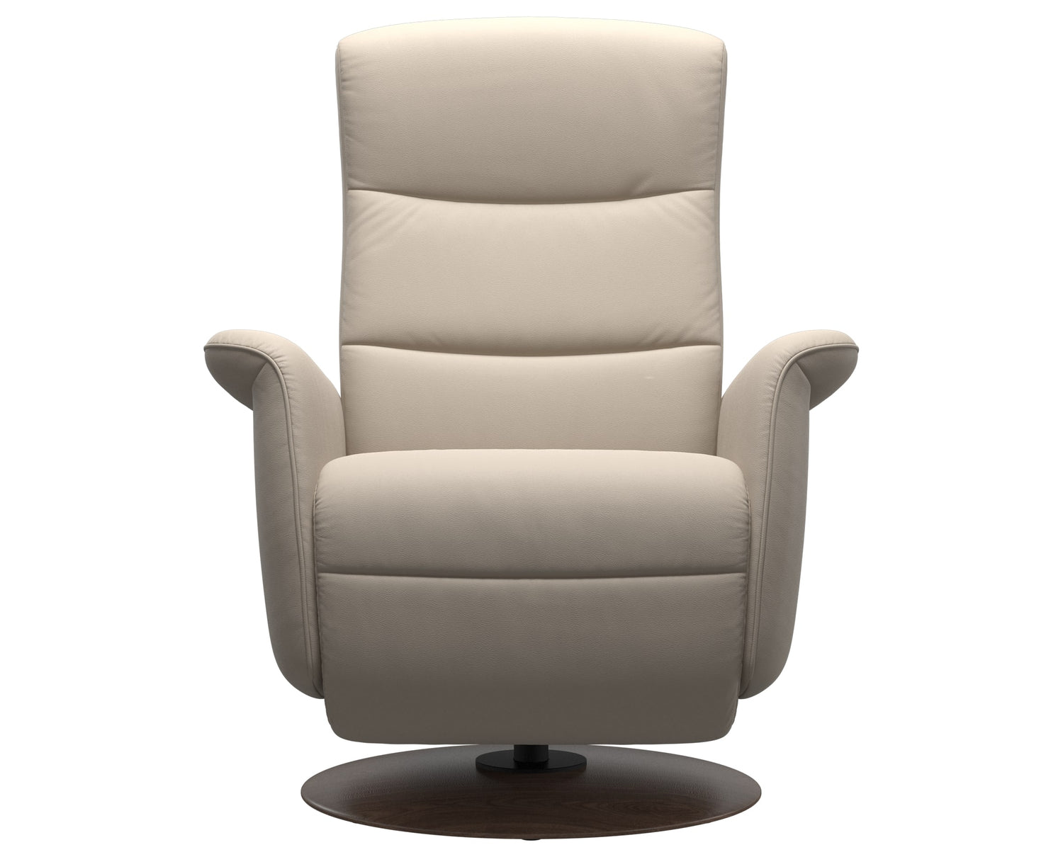 Paloma Leather Fog S/M/L & Wenge Base | Stressless Mike Recliner | Valley Ridge Furniture