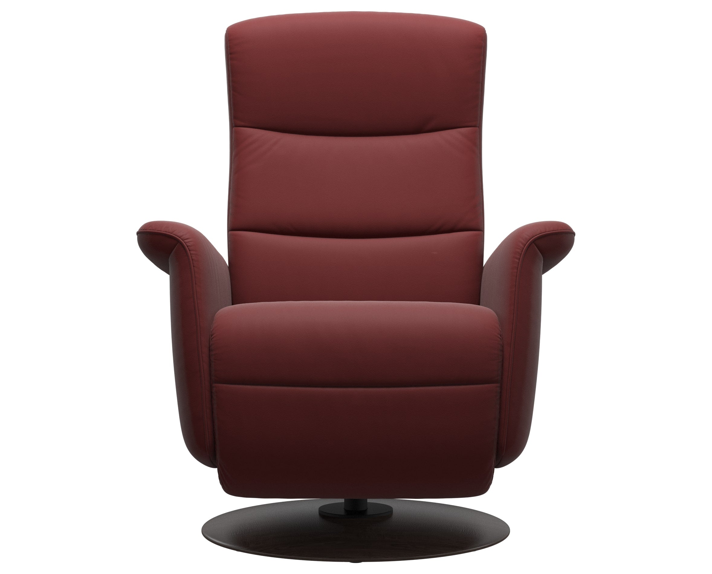 Paloma Leather Cherry S/M/L and Wenge Base | Stressless Mike Recliner | Valley Ridge Furniture