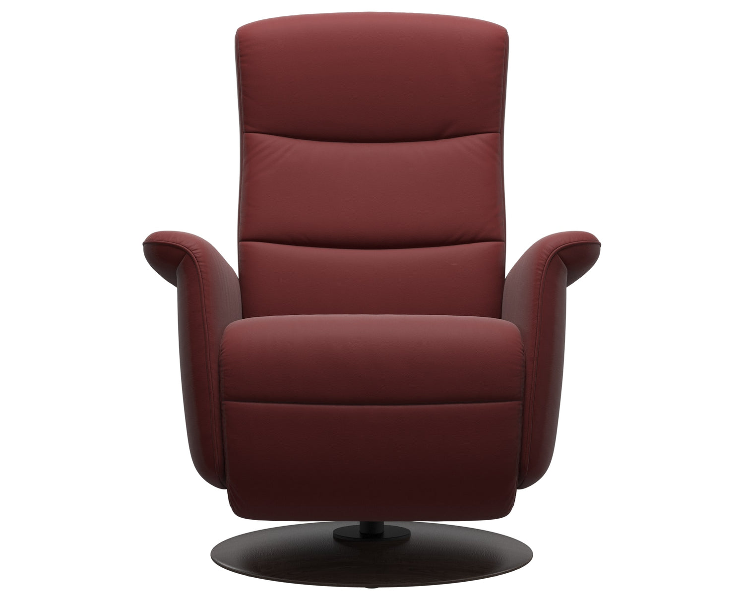 Paloma Leather Cherry S/M/L & Wenge Base | Stressless Mike Recliner | Valley Ridge Furniture