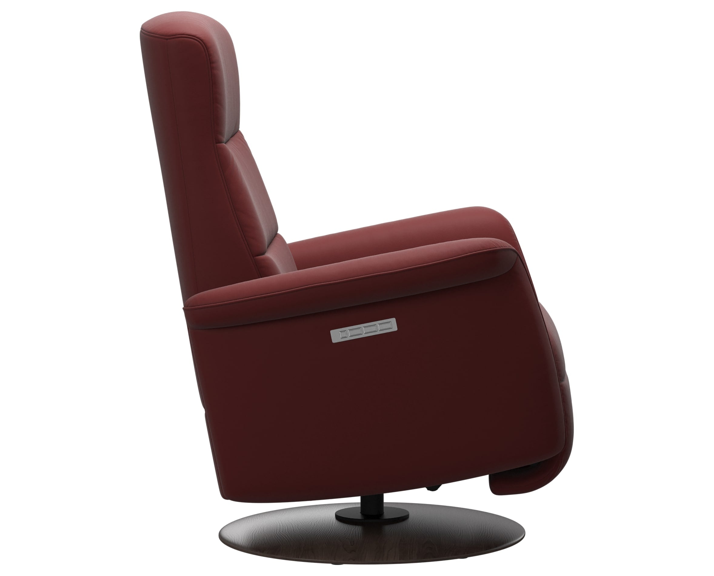 Paloma Leather Cherry S/M/L and Wenge Base | Stressless Mike Recliner | Valley Ridge Furniture