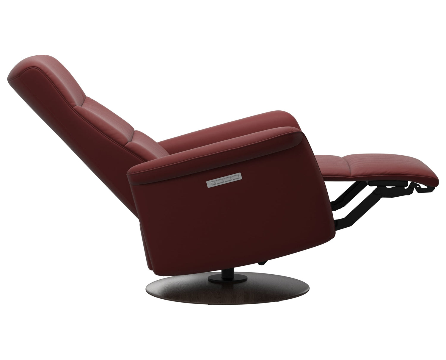 Paloma Leather Cherry S/M/L & Wenge Base | Stressless Mike Recliner | Valley Ridge Furniture