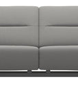 Paloma Leather Silver Grey & Chrome Base | Stressless Stella 2-Seater Sofa with S2 Arm | Valley Ridge Furniture