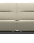 Paloma Leather Light Grey & Chrome Base | Stressless Stella 2-Seater Sofa with S2 Arm | Valley Ridge Furniture