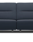 Paloma Leather Oxford Blue & Chrome Base | Stressless Stella 2-Seater Sofa with S2 Arm | Valley Ridge Furniture