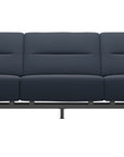 Paloma Leather Oxford Blue & Chrome Base | Stressless Stella 3-Seater Sofa with S1 Arm | Valley Ridge Furniture