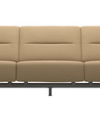 Paloma Leather Sand & Chrome Base | Stressless Stella 3-Seater Sofa with S1 Arm | Valley Ridge Furniture