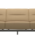Paloma Leather Sand & Chrome Base | Stressless Stella 3-Seater Sofa with S2 Arm | Valley Ridge Furniture