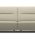 Paloma Leather Light Grey & Chrome Base | Stressless Stella 2.5-Seater Sofa with S1 Arm | Valley Ridge Furniture