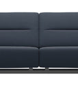 Paloma Leather Oxford Blue & Chrome Base | Stressless Stella 2.5-Seater Sofa with S2 Arm | Valley Ridge Furniture